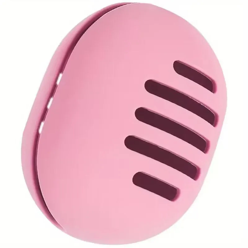 1Pcs Makeup Sponge Holder Eco-Friendly Silicone Multi-hole  Storage Case Travel Protable Cosmetic Puff Holder Box